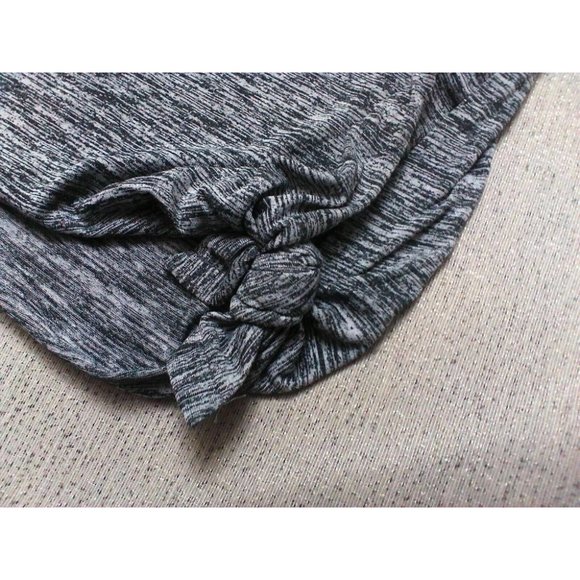 Jillian Michaels Women's IMPACT Tie Bottom Comfort Pullover Gray Shirt (Size XL) - Picture 8 of 16